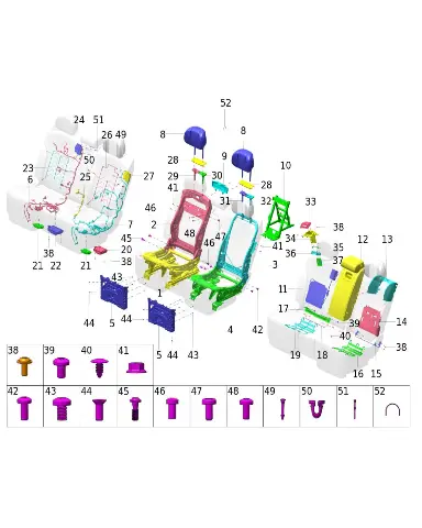 Подголовник для AITO M9 2025, 7208100-RL04-K275