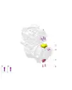Шестигранный фланцевый болт для AITO M9 2025, Q1840835TF61