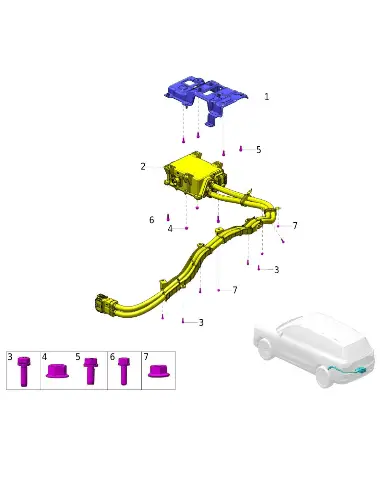 Повышающий блок для AITO M9 2025, 2110210-RN01