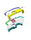 Верхняя часть панели приборов для AITO M9 2025, 5306100-RL02-P355