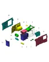 Задняя крышка блока управления для AITO M9 2025, 5305030-RL01-P344