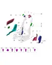 Кнопка регулировки спинки сиденья для AITO M9 2025, 6900114-RL02-BR20