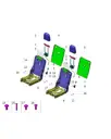 Винт крепления третьего ряда сидений для AITO M9 2025, 7109038-RL02