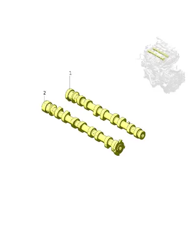 Детали впускного распредвала для AITO M9 2025, 1006100-R01-00B