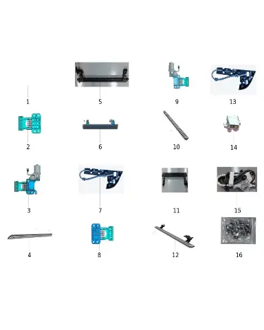 Правая панель электрического порога для AITO M9 2025, JKS-BA-02264
