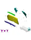 Внутренняя панель двери багажника для AITO M9 2025, 6302020-RL01-BK08