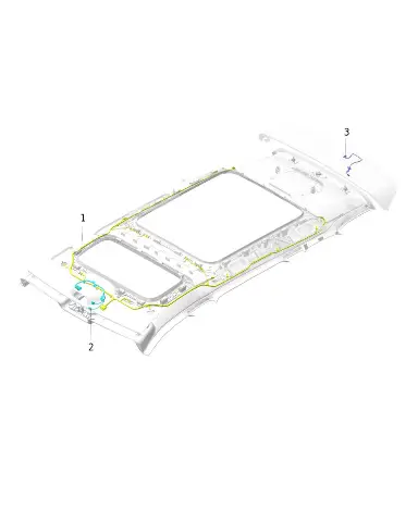 Жгут проводки крыши для AITO M9 2025, 4004010-RL08