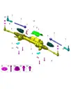 Теплоэкран рулевого механизма для AITO M9 2025, 3412075-RL01