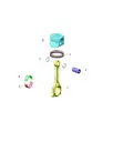 Верхний вкладыш шатуна для AITO M9 2025, 1004005-R00-00A