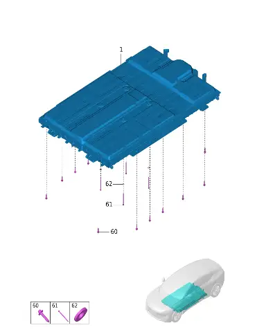 Болт с фланцем и шайбой для AVATR 12, 09116-12032-S345
