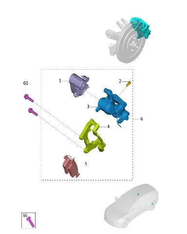 Болт с шестигранной головкой с фланцем для AVATR 12, 09103-12050-S355