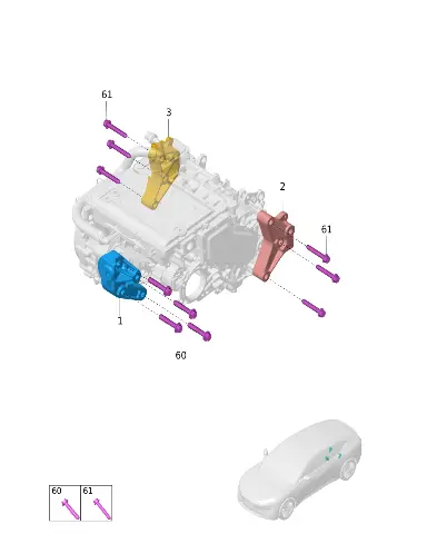 Болт с шестигранной головкой с шайбой для AVATR 12, 09116-14001