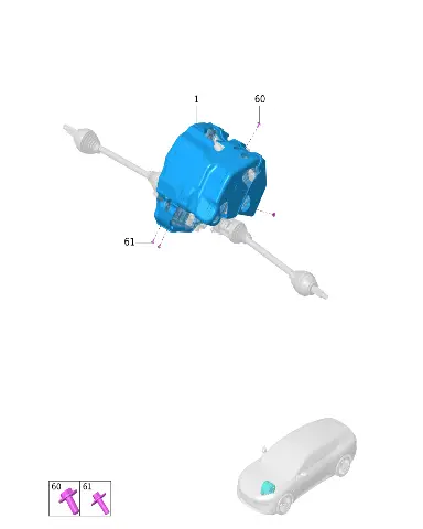 Болт с шайбой для AVATR 12, 09116-06014-S353