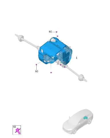 Задний электродвигатель с шумоизоляцией для AVATR 12, 5310600-DG11