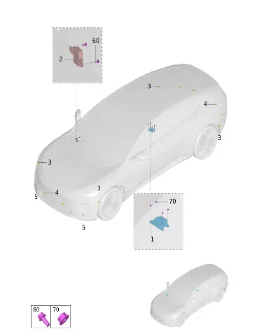 Боковой датчик парковки для AVATR 12, 3602040-EE02LC4