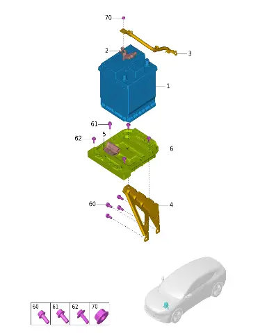 Аккумуляторная батарея для AVATR 12, 3703010-EE01-AA