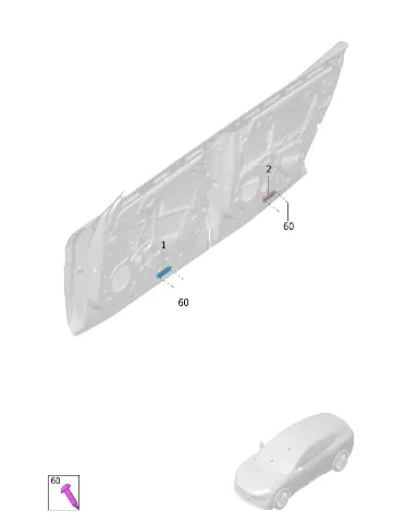 Саморез с полукруглой головкой для AVATR 12, 09132-35001