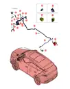 Правый задний тормозной шланг в сборе для BYD Tang EV 2022, 13863199-00