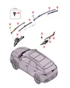 Левое перо переднего стеклоочистителя в сборе для BYD Tang EV 2022, 11782844-00