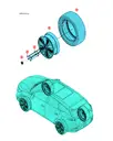 Гайка колесная для BYD Tang EV 2022, 13820380-00