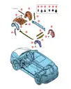 Пластиковая гайка-защелка для BYD Tang EV 2022, 10220008-00