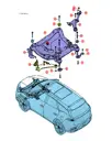 Болт с шестигранным фланцем для BYD Tang EV 2022, 11489618-00
