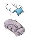 Жгут проводки пола для BYD E2 2024, 15129193-00