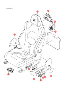 Comfortable спинка сетка BYD HAN 2022 (Chinese DM-i) 15813868-00