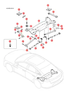 Accelerometer BYD HAN 2022 (Chinese DM-i) 13886630-00