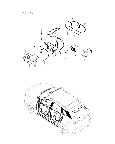 Болт с зубчатым шестигранным фланцем для BYD Sealion 06 EV 2025 — 13819024-00
