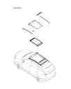 Мягкий вал тканевой солнцезащитной шторки для BYD Sealion 06 EV 2025 — 18983636-00
