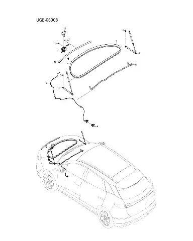 Нестандартная клипса для BYD Sealion 06 EV 2025 — 14531924-00