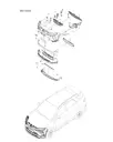 Активная впускная решетка в сборе для BYD Sealion 06 EV 2025 — 15448825-00