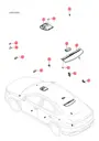 Фоновая подсветка ног для BYD Qin Plus DM-i, 13129742-00
