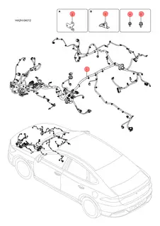 Жгут проводки переднего отсека для BYD Qin Plus DM-i, 15050764-00