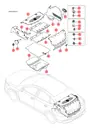 Клипса пистон крепления отделки для BYD Qin Plus DM-i, 10249749-00