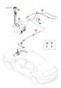 Резиновый шланг клипса I V для BYD Qin Plus DM-i, 10534570-00