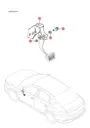 Направляющий,цепь ГРМ натяжение боковой для BYD Qin Plus DM-i, 12451852-00
