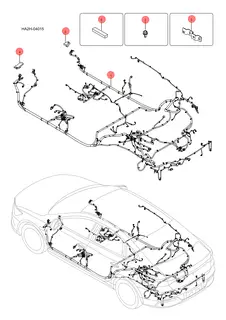 Жгут проводки пола для BYD Qin Plus DM-i, 14863324-00