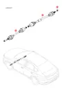 Гайка шестигранная фланцевая для BYD Qin Plus DM-i, 13755964-00
