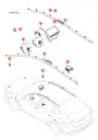 Передний удар датчик I для BYD Qin Plus DM-i, 12464821-00