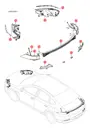 Шестигранный фланец крышка гайка и плоский шайба в сборе для BYD Qin Plus DM-i, 13757699-00