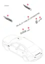Эмблема BYD в сборе для BYD Qin Plus DM-i, 10245054-00