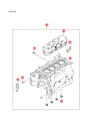 Полый цилиндрический штифт блока цилиндров для BYD Qin Plus DM-i, 10149449-00