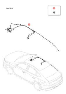 Жгут проводки крыши для BYD Qin Plus DM-i, 15147520-00