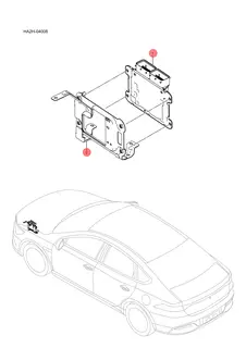 Блок управления двигателем для BYD Qin Plus DM-i, 14826066-00