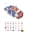 D40 наклейка BYD SONG EV 2024 (Song DynastyPLUS EV) 10268061-00 купить в Казахстане