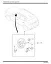 Основание рулевого колеса в сборе, черный на HONGQI HS5 3402020DD31100