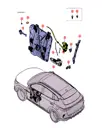 Передняя левая дверь замок кузов в сборе для BYD Song EV, 14958288-00