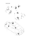 Передний миллиметровый волна радар для BYD Song EV, 15936873-00